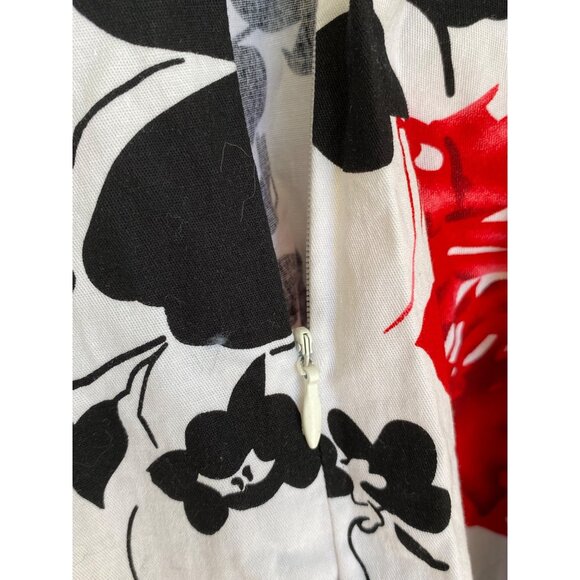 Kate Kasin Girls Floral Sleeveless Dress Black & Red White - Picture 7 of 7